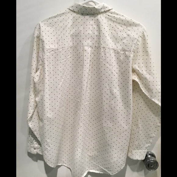 H&M Heart Print Button Down Shirt - Picture 2 of 2